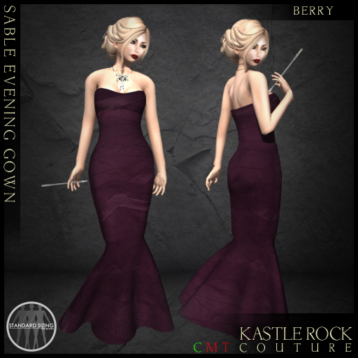 :KR: Sable Gown - Black
