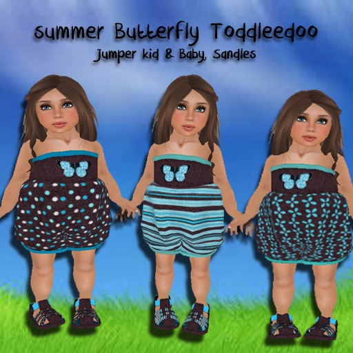 *AA* Summer Butterfly Stripes  Outfit