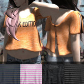 SOUP T*shirt /border,pk 