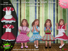 [SKTD] Toddleedoo Cafe Princess Bow Puff Mesh Dress