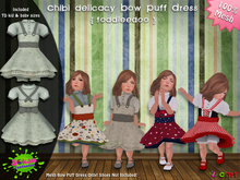 [SKTD] Toddleedoo Chibi Delicacy Bow Puff Mesh Dress
