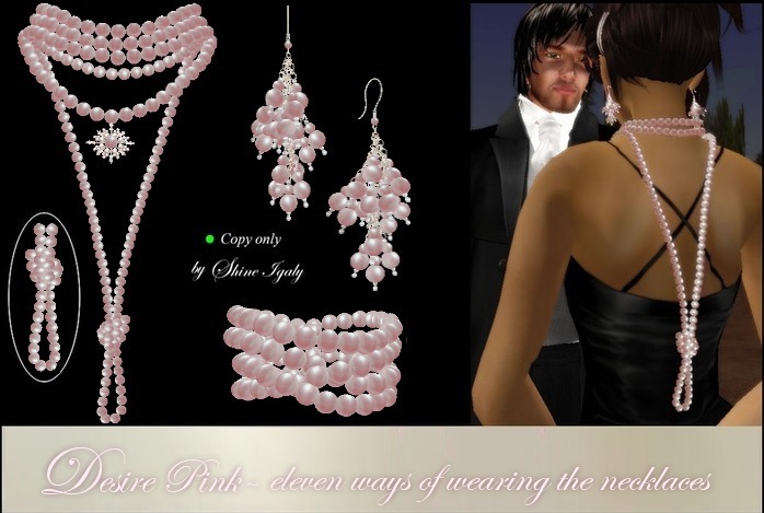 Desire Pink Jewel set