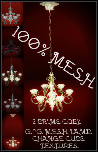 G^G MESH LAMP CHANGE CUPS TEXTURES