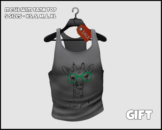 mesh slim Tank Top  gift