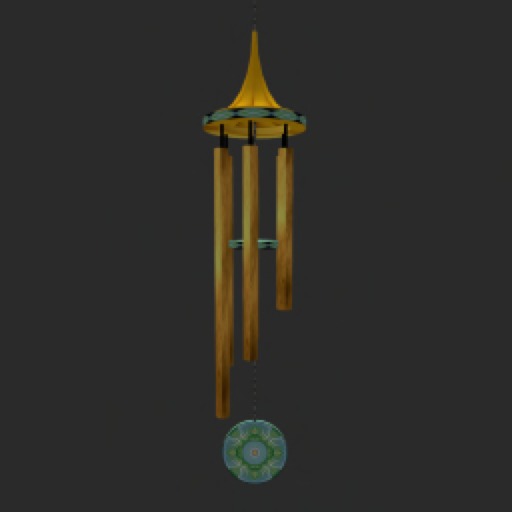 Windchime metal 12 menu controlled
