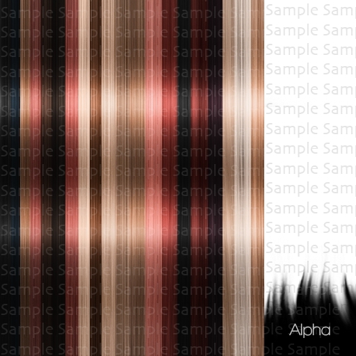 Shiny Full Perm Hair Textures