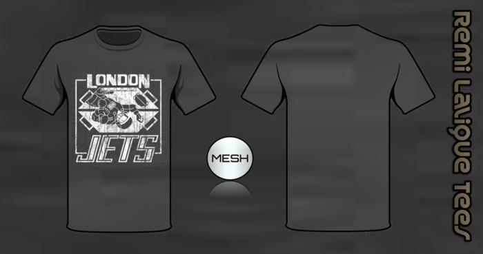 [RL] London Jets Grey Tee v2