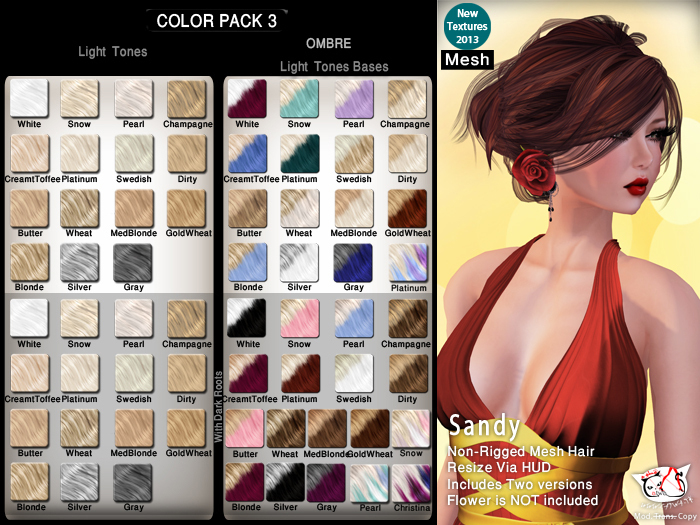 ^;^CaTwA^;^ Mesh Sandy Hair [3]