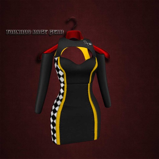 TRG - RACE QUEEN - Super Car Grid Girl  - Yellow