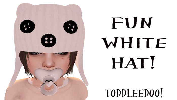 Cute White Hat! Boxed