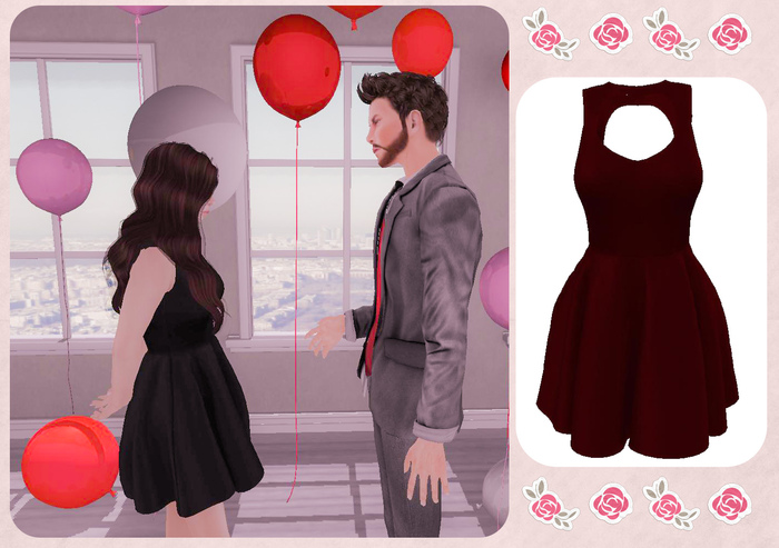 One Heart Wonder Dress (Red)