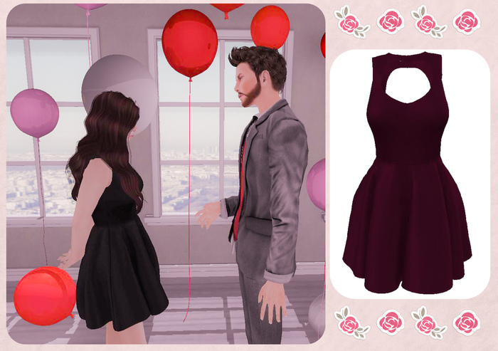 One Heart Wonder Dress (Red)
