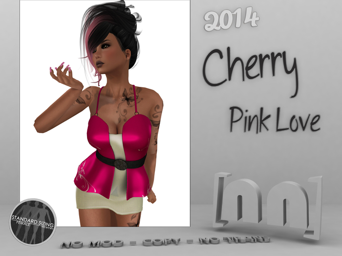 [nn] Cherry Dress - Love
