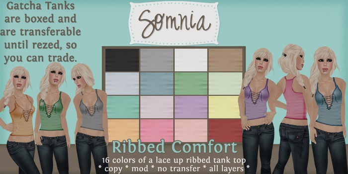 .: Somnia :. Ribbed Comfort {All} 