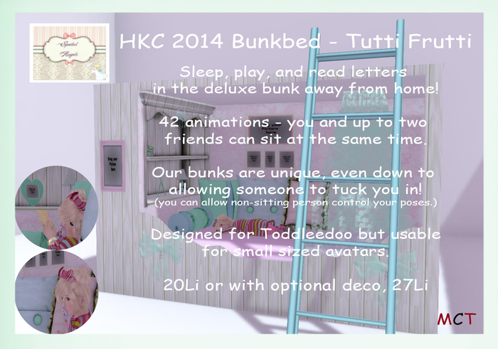 [S][A] HKC 2014 Bunkbed - Tutti Frutti