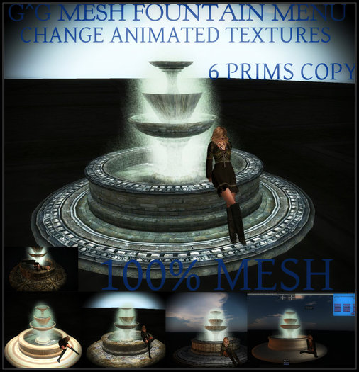 G^G MESH FOUNTAIN MENU CHANGE ANIMATED TEXTURES