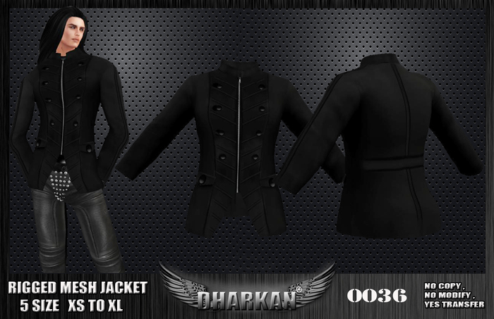 Dharkan - 0036 Mesh Mens Jacket