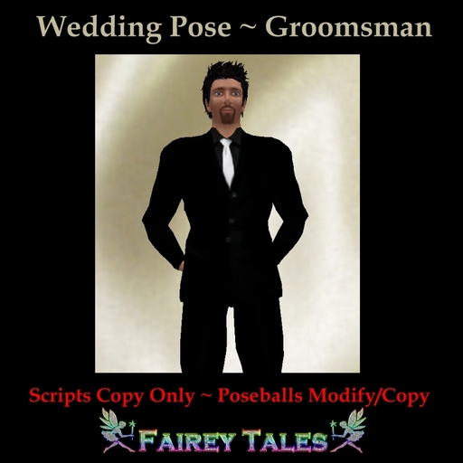 WEDDING POSE ~ GROOMSMAN