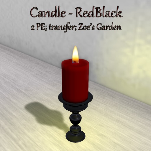 *ZG* Candle - Valentine (Touch On/Off)