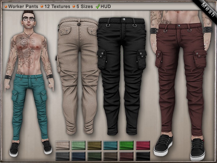 DN Mesh (m): Garde Pants [DEMO]