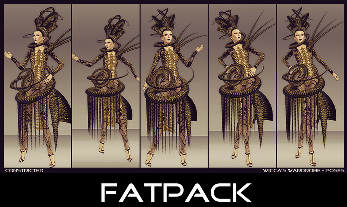 Wicca's Wardrobe - Poses - Constricted Set [BOXED]