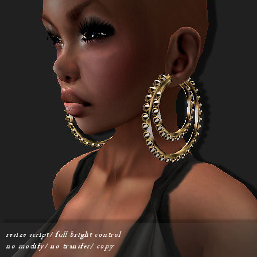 EARRING-HOOP-MIA GOLD       -RYCA-