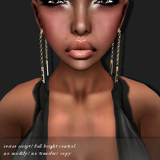 Earring CER Gold        -RYCA-