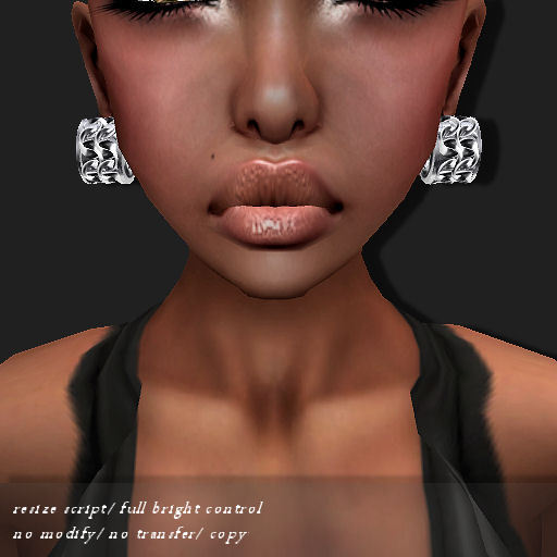 EARRING ODY PLATINUM       -RYCA-