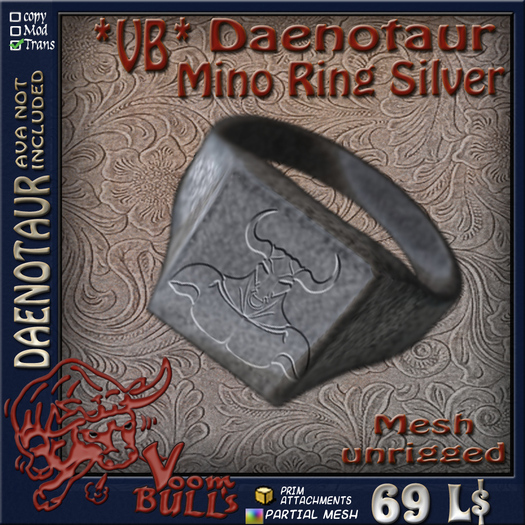 *VB* Daenotaur - Mino Ring Silver