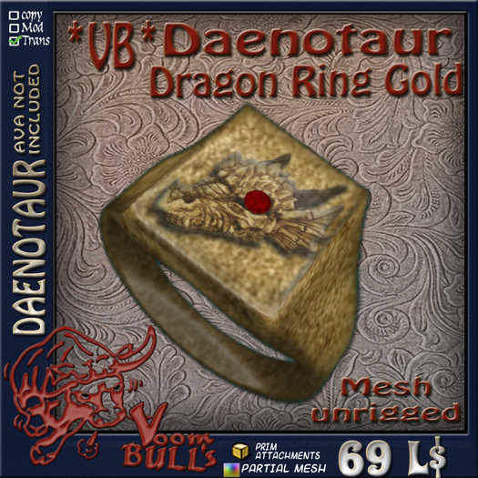 *VB* Daenotaur - Dragon Ring Gold