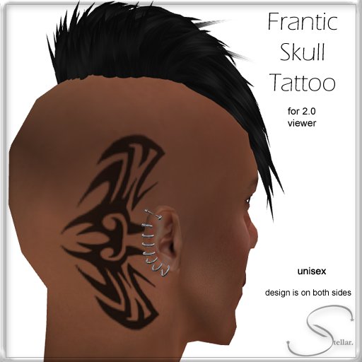 [Stellar] Frantic Skull Tattoo