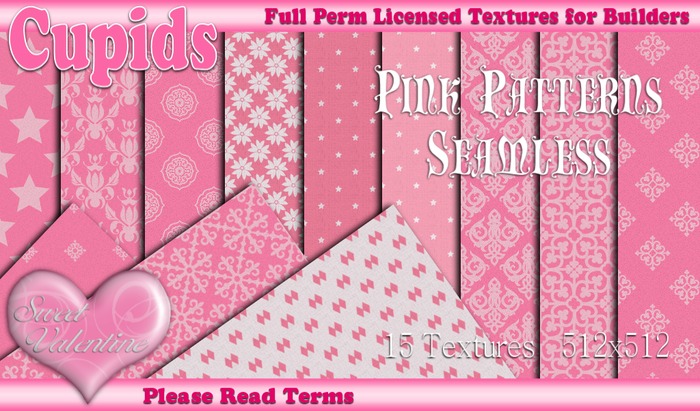 *Cupids Textures * 15 CRIMSON PATTERNS SEAMLESS