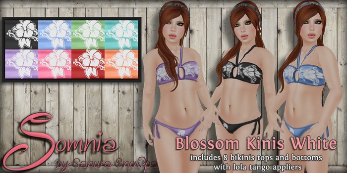 .: Somnia :. Blossom Kini White {Tango Appliers} 