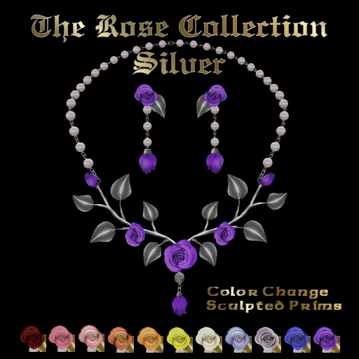 Ashira's Rose Collection - Silver