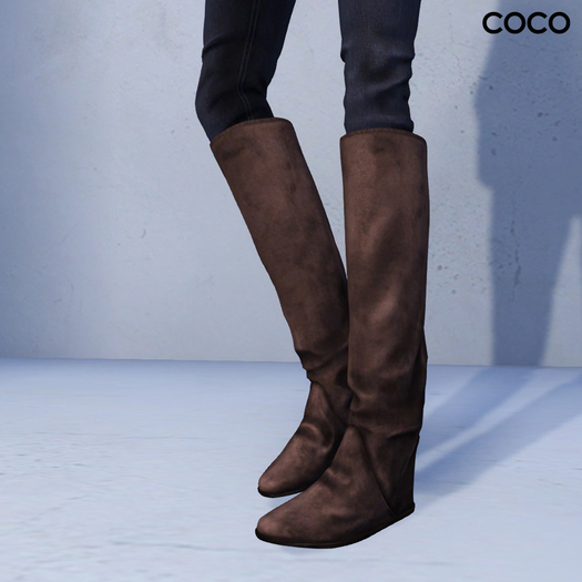 *COCO*_KneeBoots_DarkBrown