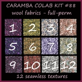 Caramba - Colab kit #88 - Wool fabrics (seamless textures)