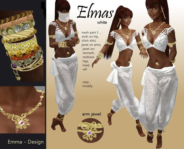 Genie Elmas  white