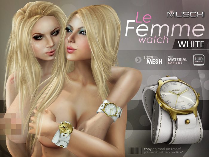 LeFemme watch [white] MUSCHI