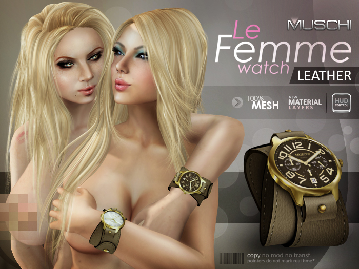 LeFemme watch [leather] MUSCHI