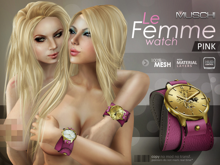 LeFemme watch [pink] MUSCHI