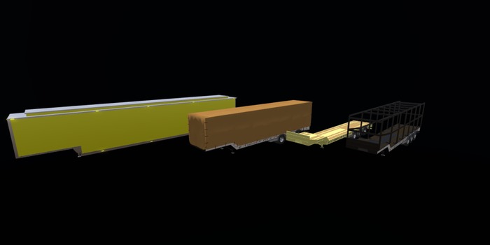 Truck Trailer Set Full Perm