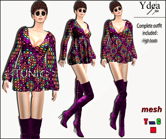 *Ydea* Tunic arabesque