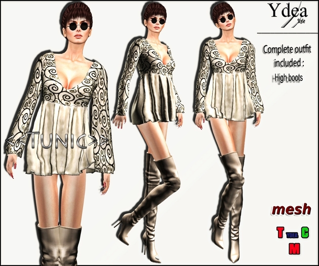 *Ydea* Tunic Beige
