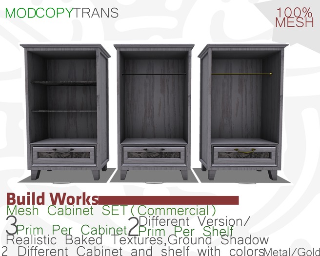 Build Works : Cabinet Commercial SET /Boxed/