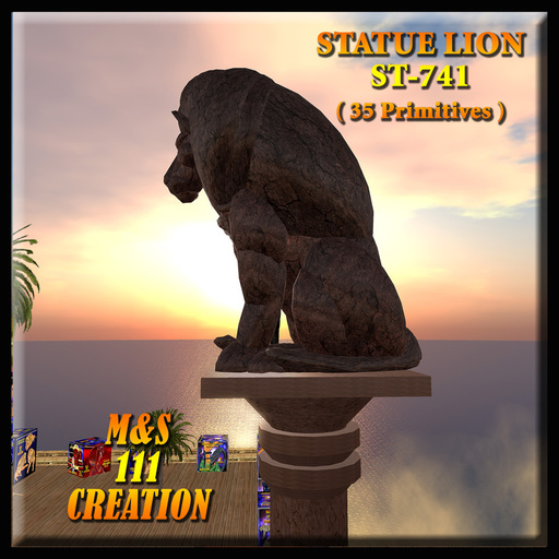 STATUE LION ST-741 1