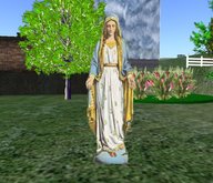 FULL PERMS FF114 The Virgin Mary in Blue Full Perms 1 Prim