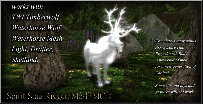 Spirirt Stag Mesh Avatar MOD