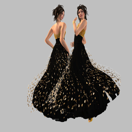 " A la Folie" Passion paillettes longue