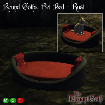 gothic cat bed