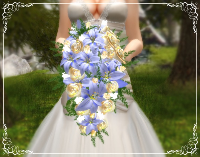 BOUQUET WEDDING WONDER WAKE BLUE